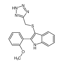 66355-02-0 structure, C17H15N5OS