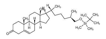 439587-85-6 (8S,9S,10R,13R,14S,17R)-17-[(1R,5R)-6-(tert-Butyl-dimethyl-silanyloxy)-1,5-dimethyl-hexyl]-10,13-dimethyl-1,2,4,7,8,9,10,11,12,13,14,15,16,17-tetradecahydro-cyclopenta[a]phenanthren-3-one