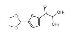 1-[5-(1,3-dioxolan-2-yl)thiophen-2-yl]-2-methylpropan-1-one 898772-80-0