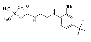 tert-butyl N-[2-[2-amino-4-(trifluoromethyl)anilino]ethyl]carbamate 215655-42-8