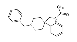 N-[(1-benzyl-4-phenylpiperidin-4-yl)methyl]acetamide 7152-05-8