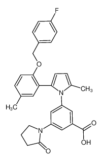 632624-81-8 structure, C30H27FN2O4