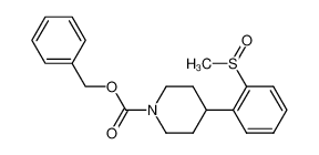 N-phenylmethoxycarbonyl-4-(2-methylsulfinylphenyl)piperidine 161609-96-7