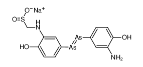 sodium,[5-(3-amino-4-hydroxyphenyl)arsanylidenearsanyl-2-hydroxyanilino]methanesulfinate 457-60-3