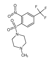 13723-54-1 structure, C12H14F3N3O4S