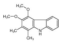 3,4-dimethoxy-1,2-dimethyl-9H-carbazole 75139-39-8