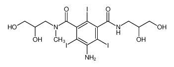 5-amino-N,N'-bis(2,3-dihydroxypropyl)-2,4,6-triiodo-N-methylisophthalamide 154361-51-0