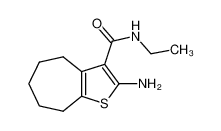 2-amino-N-ethyl-5,6,7,8-tetrahydro-4H-cyclohepta[b]thiophene-3-carboxamide 301321-98-2