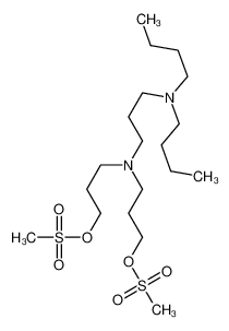 3-[3-(dibutylamino)propyl-(3-methylsulfonyloxypropyl)amino]propyl methanesulfonate 58045-20-8