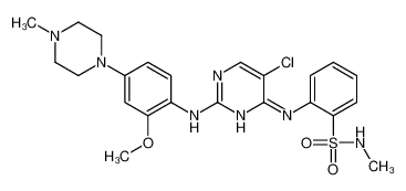 761438-38-4 structure, C23H28ClN7O3S