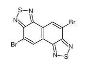 133546-50-6 structure, C10H2Br2N4S2