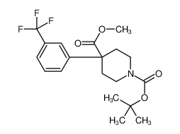 1-O-tert-butyl 4-O-methyl 4-[3-(trifluoromethyl)phenyl]piperidine-1,4-dicarboxylate 634466-24-3