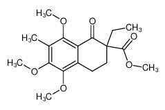 335202-72-7 spectrum, methyl 2-ethyl-5,6,8-trimethoxy-7-methyl-1-oxo-1,2,3,4-tetrahydronaphthalene-2-carboxylate