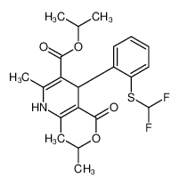 110525-41-2 structure, C22H27F2NO4S