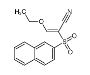 3-ethoxy-2-naphthalen-2-ylsulfonylprop-2-enenitrile 32083-61-7