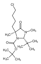 123053-03-2 tert-butyl (2S,5S)-2-(tert-butyl)-5-(4-chlorobutyl)-3,5-dimethyl-4-oxo-1-imidazolidinecarboxylate