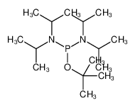 N-[[di(propan-2-yl)amino]-[(2-methylpropan-2-yl)oxy]phosphanyl]-N-propan-2-ylpropan-2-amine 137348-88-0