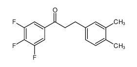 3-(3,4-二甲基苯基)-1-(3,4,5-三氟苯基)-1-丙酮