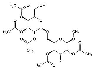 100740-93-0 structure, C23H33FO15