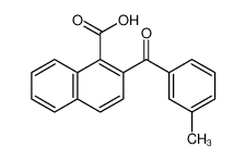 69653-21-0 2-(3-methylbenzoyl)naphthalene-1-carboxylic acid