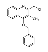 2-(chloromethyl)-3-methyl-4-phenylmethoxyquinoline 356761-10-9