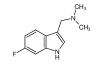 343-93-1 spectrum, 1-(6-fluoro-1H-indol-3-yl)-N,N-dimethylmethanamine