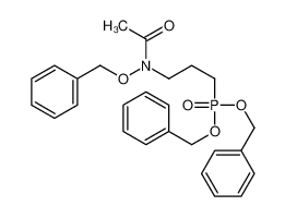 N-[3-bis(phenylmethoxy)phosphorylpropyl]-N-phenylmethoxyacetamide 1003599-68-5