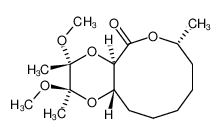 851515-09-8 spectrum, (2R,3R,4aR,7R,12aS)-octahydro-2,3-dimethoxy-2,3,7-trimethyl-4aH-[1,4]dioxino[2,3-c]oxecin-5(7H)-one