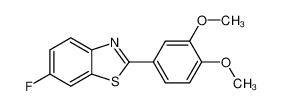 BENZOTHIAZOLE, 2-(3,4-DIMETHOXYPHENYL)-6-FLUORO- 872726-53-9