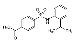 4-acetyl-N-(2-isopropylphenyl)benzenesulfonamide 1284730-41-1