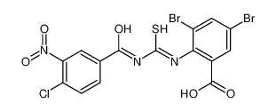 536983-59-2 structure, C15H8Br2ClN3O5S