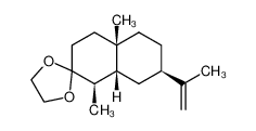 141871-27-4 (1R,4aS,7R,8aR)-1,4a-dimethyl-2-(1,3-dioxolan-2-yl)-7-isopropenyl-perhydronaphthalene