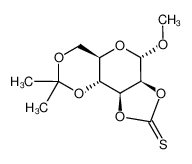 74948-68-8 methyl 4,6-O-isopropylidene-2,3-O-thiocarbonyl-α-D-mannoside