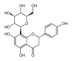 (1S)-1,5-Anhydro-1-[(2S)-5,7-dihydroxy-2-(4-hydroxyphenyl)-4-oxo- 3,4-dihydro-2H-chromen-8-yl]-D-glucitol 3682-02-8