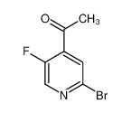1-(2-bromo-5-fluoropyridin-4-yl)ethanone 1114523-56-6