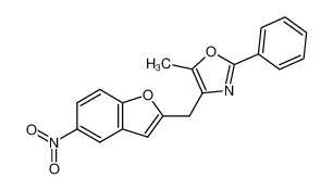 140129-99-3 5-methyl-4-((5-nitrobenzofuran-2-yl)methyl)-2-phenyloxazole