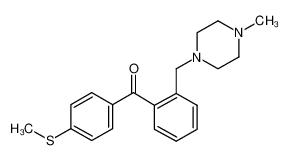 [2-[(4-methylpiperazin-1-yl)methyl]phenyl]-(4-methylsulfanylphenyl)methanone 898782-99-5