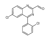 6-CHLORO-4-(2-CHLOROPHENYL)QUINAZOLINE-2-CARBALDEHYDE 93955-15-8