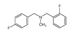 368-06-9 (2-fluoro-benzyl)-(4-fluoro-benzyl)-methyl-amine