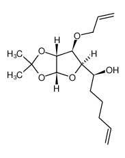 863031-33-8 (S)-1-((3aR,5R,6S,6aR)-6-Allyloxy-2,2-dimethyl-tetrahydro-furo[2,3-d][1,3]dioxol-5-yl)-hex-5-en-1-ol