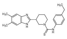 606089-32-1 structure, C23H28N4S