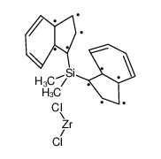 121009-93-6 structure, C20H18Cl2SiZr