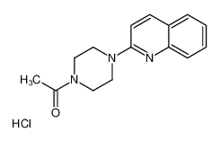 1-(4-quinolin-2-ylpiperazin-1-yl)ethanone,hydrochloride 101153-48-4