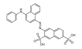 3-(4-anilino-[1]naphthylazo)-naphthalene-2,7-disulfonic acid 57322-42-6