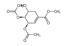 91758-39-3 spectrum, (1S,2R,6R)-6-hydroxy-4-(methoxycarbonyl)cyclohex-3-ene-1,2-diyl diacetate