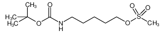 5-boc-氨基戊基甲烷磺酸酯