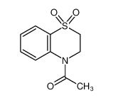 1-(1,1-dioxo-2,3-dihydro-1λ<sup>6</sup>,4-benzothiazin-4-yl)ethanone 79602-52-1