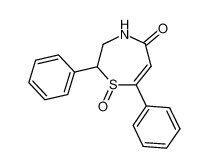 110567-92-5 spectrum, 2,7-diphenyl-5-oxo-2,3,4,5-tetrahydro-1,4-thiazepine 1-oxide