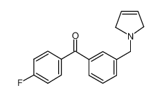 [3-(2,5-dihydropyrrol-1-ylmethyl)phenyl]-(4-fluorophenyl)methanone 898790-10-8