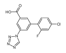 1000587-39-2 structure, C14H8ClFN4O2